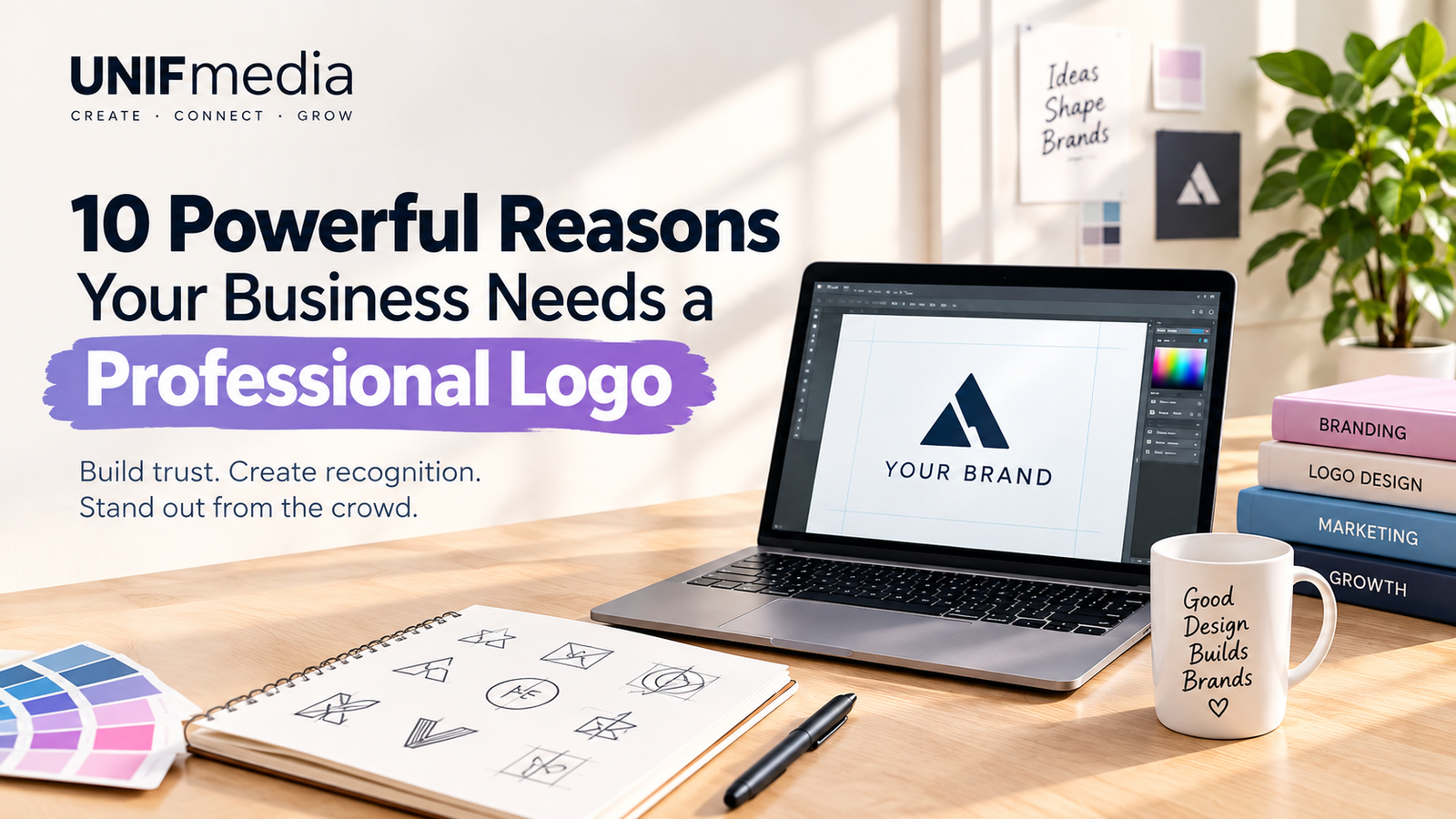 Professional logo design for a business brand identity